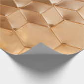 Bruin honingraatpaneel cadeaupapier (Hoek)