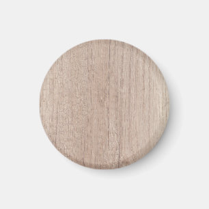 Bruin hout, blikbord, blanco, elegante Sjabloon Magneet