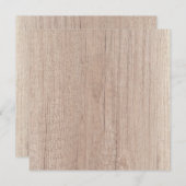 Bruin hout, blikbord Elegant blanco Sjabloon (Voorkant / Achterkant)
