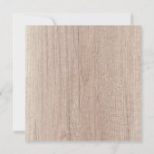 Bruin hout, blikbord Elegant blanco Sjabloon (Achterkant)