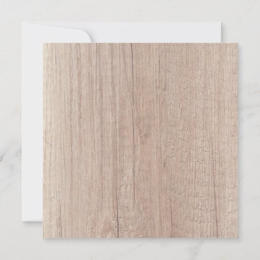 Bruin hout, blikbord Elegant blanco Sjabloon (Achterkant)