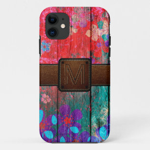 bruin hout Kijk uit #2 iPhone 11 Hoesje