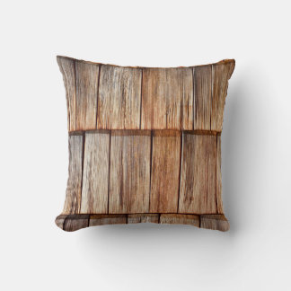 Bruin hout kussen
