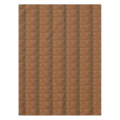 Bruin hout Rustisch patroon Tafelkleed (Voorkant)