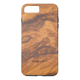 Bruin hout Textuur modern design iPhone 8 Plus / 7 Plus Hoesje