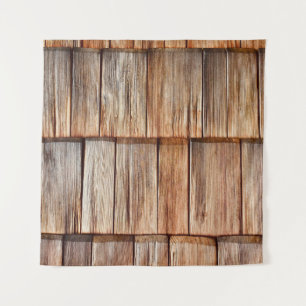 Bruin hout wandkleed