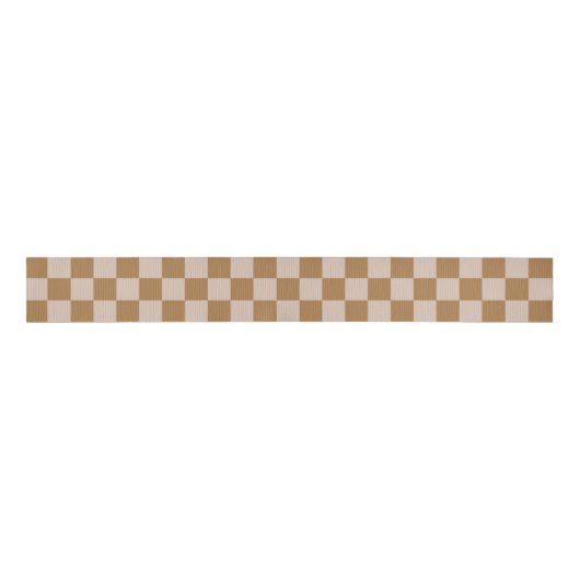 Bruin kadaver grosgrain lint (Voorkant)