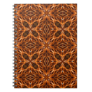 Bruin Kaleidoscoop Mandala Patroon Notitieboek