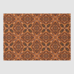 Bruin Kaleidoscoop Mandala Patroon Tissuepapier