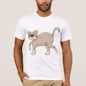 Bruin kattenwandelaars t-shirt (Voorkant)