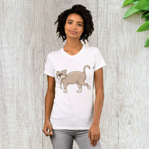 Bruin kattenwandelaars t-shirt