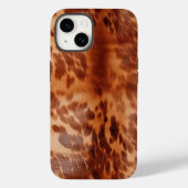 Bruin Koeienhuid Dierenprint Case-Mate iPhone Case (Achterkant)