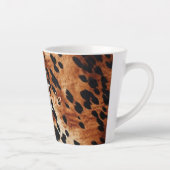 Bruin Koeienhuid Monogram Latte Mok (Rechts)