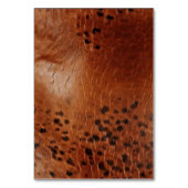 Bruin kunstleder kaart (Achterkant)