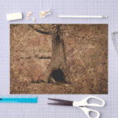  bruin landschap Roestboomstructuur Tissuepapier (Craft)