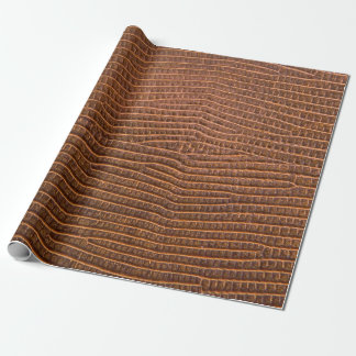 Bruin leder als achtergrondstructuur, leder, huid, cadeaupapier