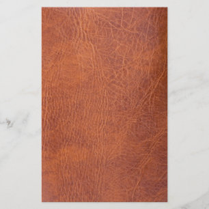 Bruin leder briefpapier