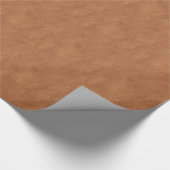 Bruin leder cadeaupapier (Hoek)