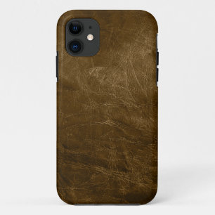 Bruin leder iPhone 11 hoesje