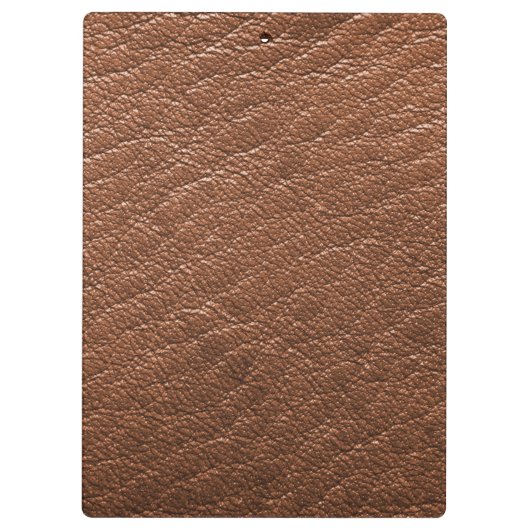 Bruin leder klembord (Achterkant)