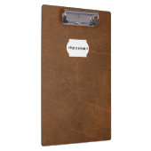 Bruin leder klembord (Rechts)