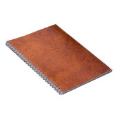 Bruin leder notitieboek (Rechterzijde)