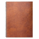 Bruin leder notitieboek (Voorkant)