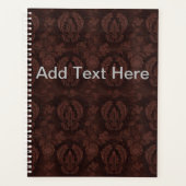 Bruin leder planner (Voorkant)