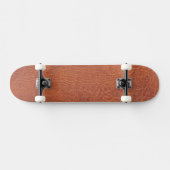 Bruin leder skateboard (Horizontaal)