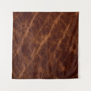 Bruin leder textureleder, textuur, abstract, acce wandkleed