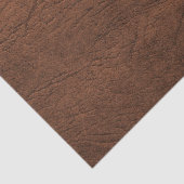 Bruin leder tissuepapier (Detail)