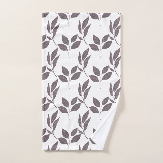 Bruin lederen handdoekset bad handdoek (Handdoek)