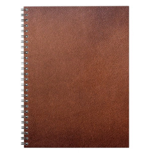 Bruin lederen textuur notitieboek