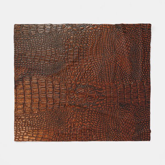 Bruin ledertextureleder, abstract, antiek, ,ba fleece deken (Voorkant (Horizontaal))