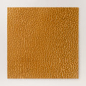 Bruin leer, close-up textuur achtergrond. legpuzzel (Horizontaal)