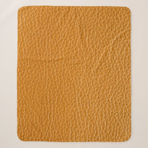 Bruin leer, close-up textuur achtergrond. sherpa deken