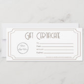 bruin logo Business Cadeaubon (Achterkant)