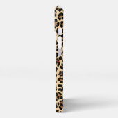 Bruin luipaard Patroon iPhone Hoesje (Linkerkant)