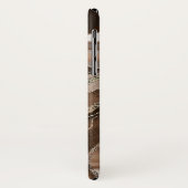 Bruin marmer Agate Gold Glitter Glam #1 Case-Mate iPhone Case (Achterkant/links)