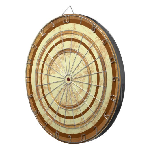 Bruin Marmer Design Aangepaste ontwerpverordening  Dartbord (Voorkant Rechts)