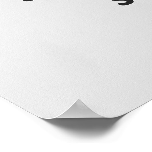 Bruin meisje Ballerina met Poster van Citaat (Hoek)