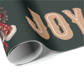 Bruin Meisje Notenkraker Wrapping Papier (Rol Hoek)