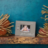 Bruin Memorial Foto van mijn godmoeder Fotoplaat (Zijkant)