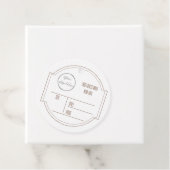 bruin met logo product hang label label (In situ)