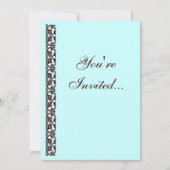 Bruin Middeleeuws Element Custom Invitation Kaart (Voorkant)