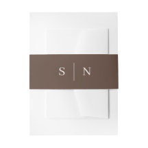 Bruin Minimaal en Chic | Monogram