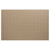 Bruin Naai Thema Patroon Stof (Yard (91,4 cm))