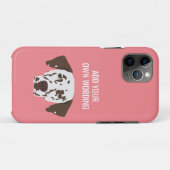 Bruin-neergeslagen Dalmatische Hoesje-Mate iPhone  Case-Mate iPhone Case (Achterkant (horizontaal))
