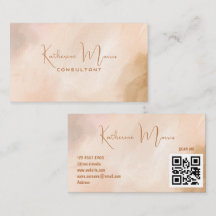 Bruin neutrale toon minimalistische QR-code Profes