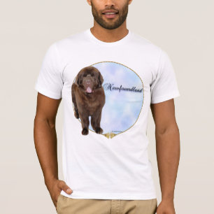 Bruin Newfoundland Portret T-shirt